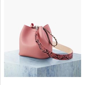 find kapoor pink pingo 20 bucket bag